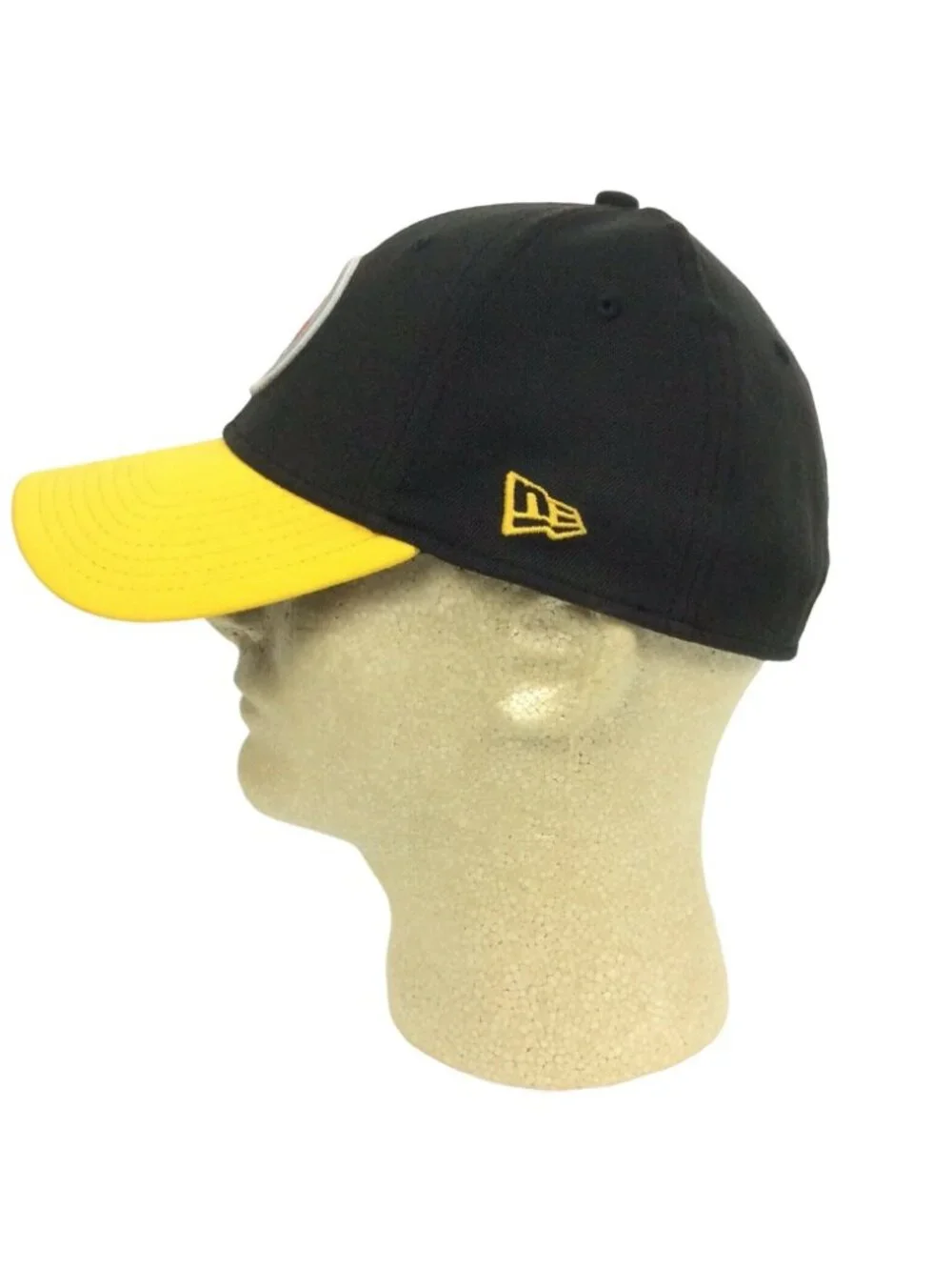 Pittsburgh Steelers New Era 39Thirty Fitted Hat Cap Size M/L Black & Yellow